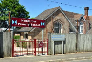 Handcross Primary School entrance