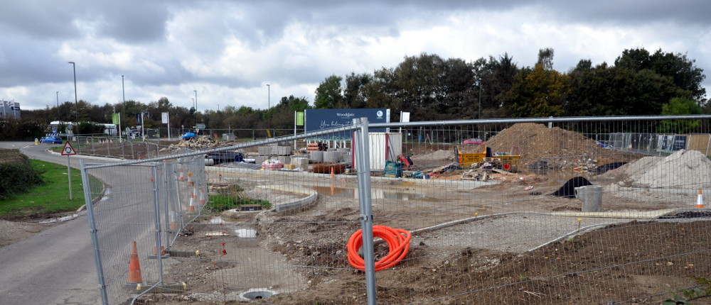 New Parish Lane junction, 20 October 2019