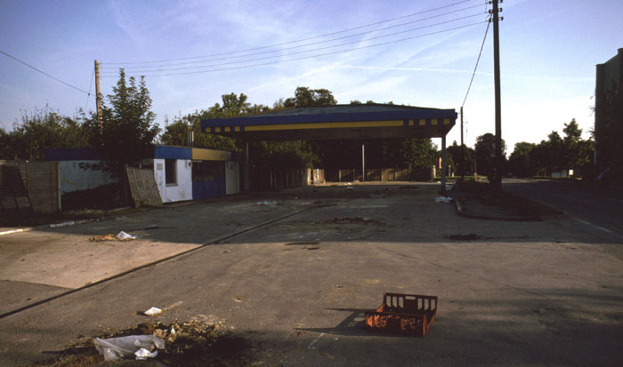 Jet garage, deserted