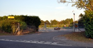 Entrance to Bridges breakers yard, Pease Pottage