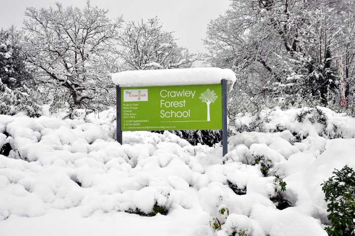 Crawley Forest School sign